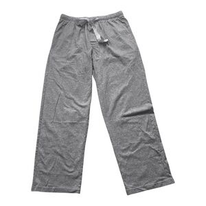 David Archy Gray Cotton Drawstring Waist Pajama Pants M.